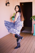 Liberty Starry Night Tiered Dress